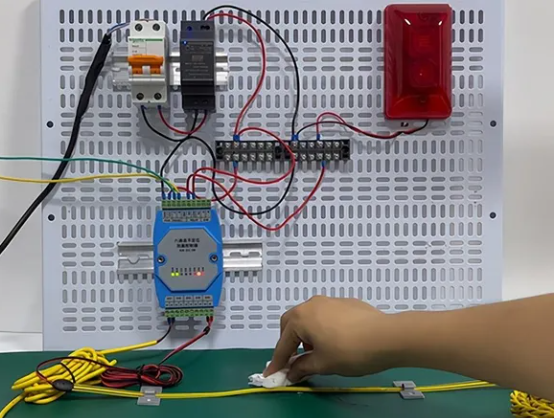 漏液檢測帶檢測到漏水以后怎么進行復位？